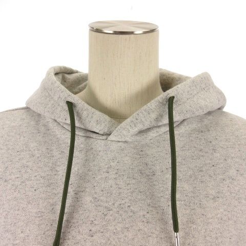  ナゴンスタンス nagonstans ナイロン 切替 パーカー 長袖 プルオーバー -5580 トップグレー 38 パーカー トップス