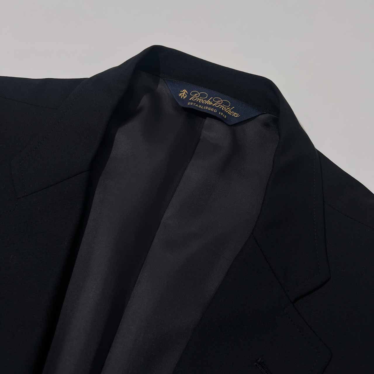 BROOKS BROTHERS テーラードジャケット イタリヤ生地 カノニコ 極美品】BROOKS BROTHERS Made in Italy wool Navy blazer