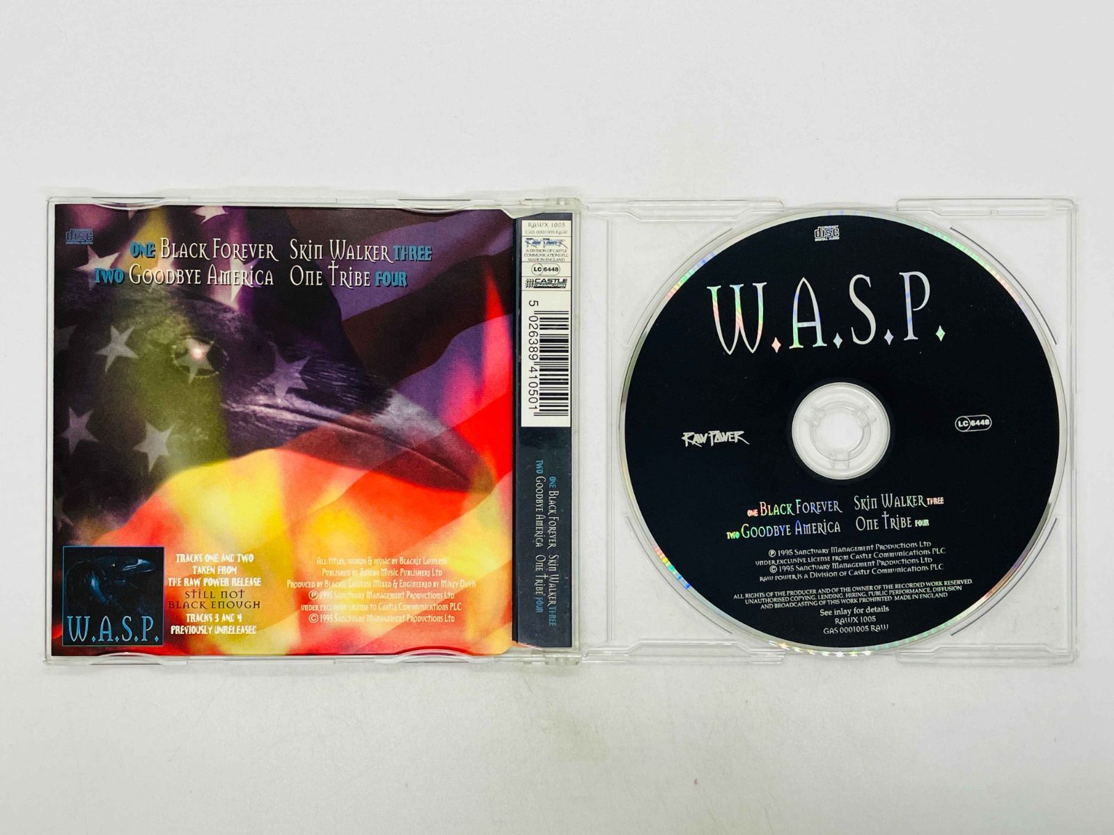 CD W.A.S.P. / BLACK FOREVER GOODBYE AMERICA / SKIN WALKER