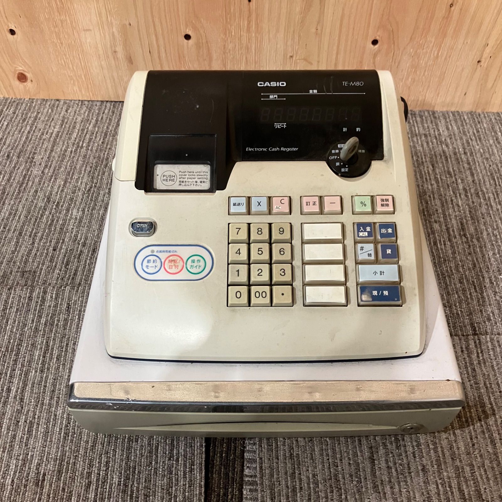 SGM CASIO レジスター TE-M80 ジャンク品