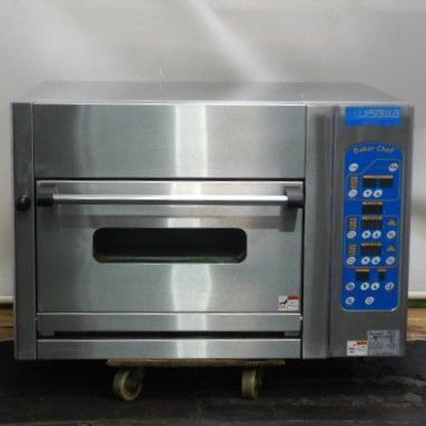 代引不可 2014年製 マルゼン ミニ デッキオーブン MBDO-4-B 単相200V 1.8kw 八取天板 1枚差 W77D65 7 H55cm 83kg 鉄板3.2mm