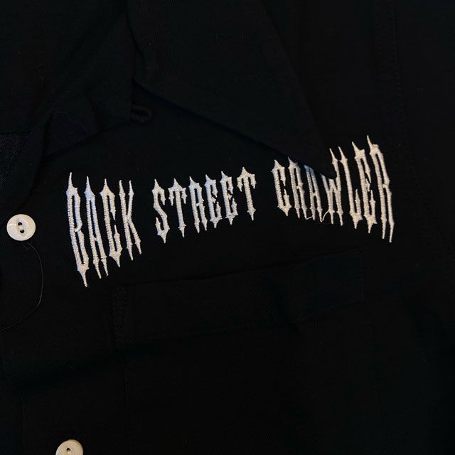 専用B.S.C★バックストリートクローラー刺繍ボーリングシャツ★Mサイズ バックストリートクローラー ロゴ刺繍 ボーリングスカシャツ bss
