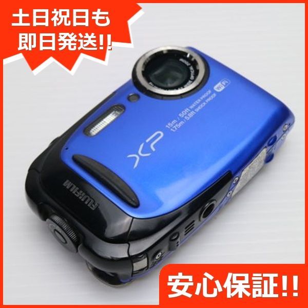 カメラ 美品 FinePix XP80 ブルー 即日発送 コンデジ フジフィルム 