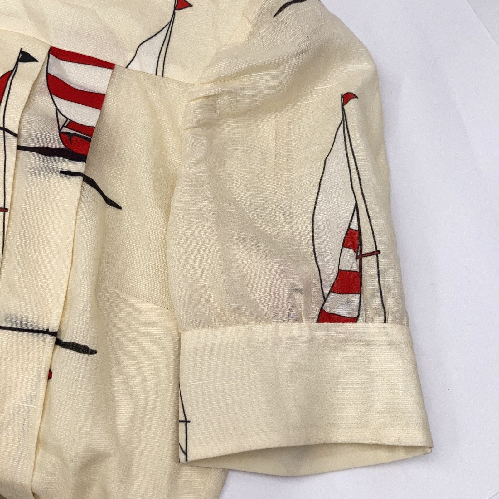 GUCCI グッチ ヨット柄 プリーツ ワンピース