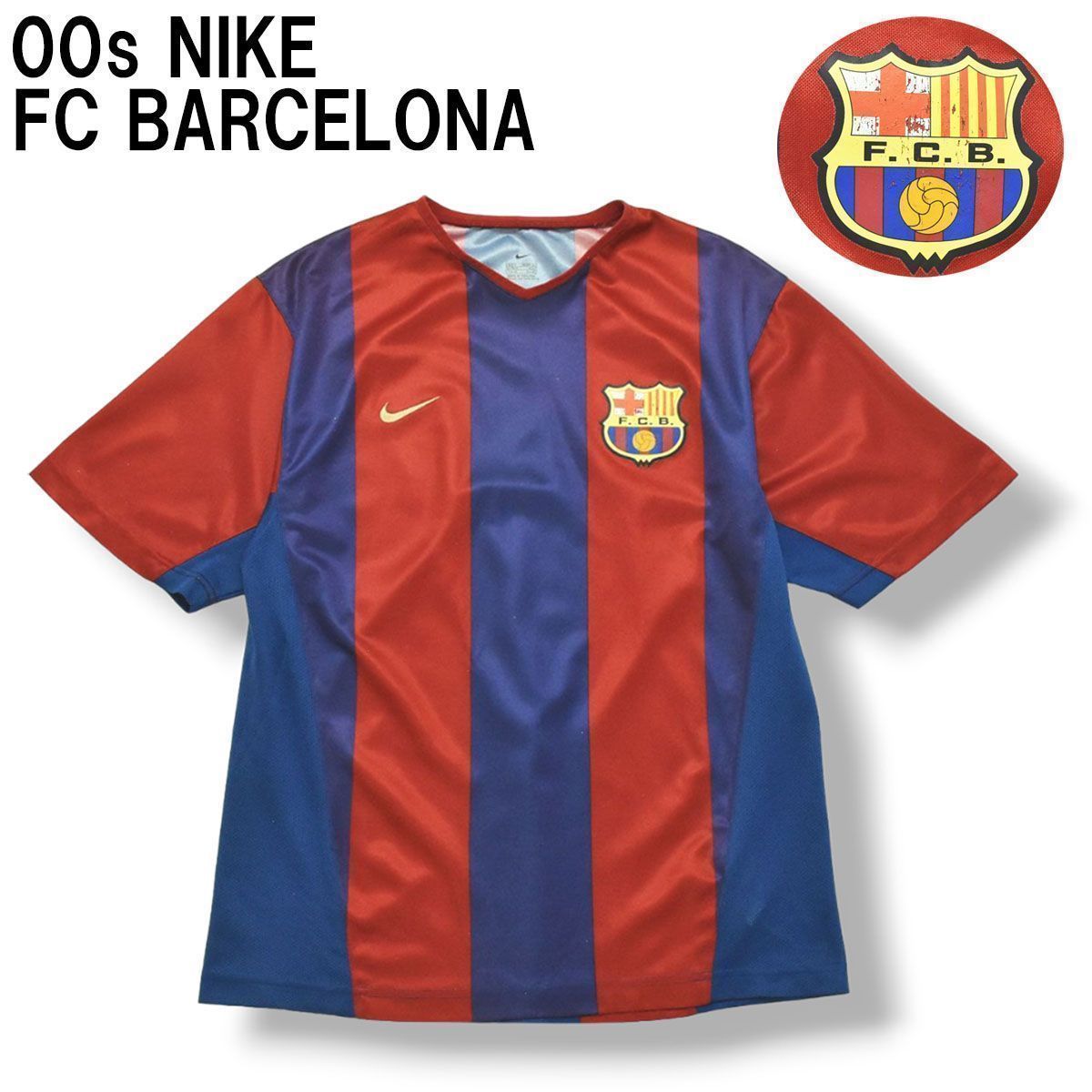 NIKE FC Barcelona バルセロナ　レプリカ　ユニフォーム　S 00s ナイキ NIKE FCバルセロナ レプリカ 1st ユニフォーム S