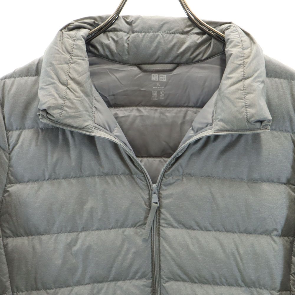 希少　UNIQLO ユニクロ　ウルトラライトダウン　グレー 3XL 収納袋付 ユニクロ ウルトラライトダウンジャケット XL グレー UNIQLO