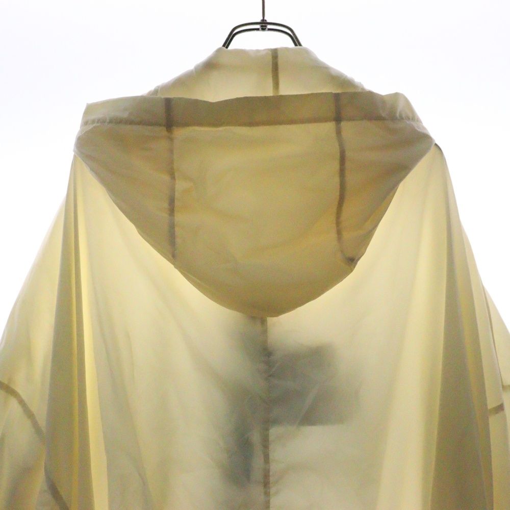 リックオウエンス ジップパーカー アイボリー Rick Owens (リックオウエンス) 22SS PETER HOODED CROPPED