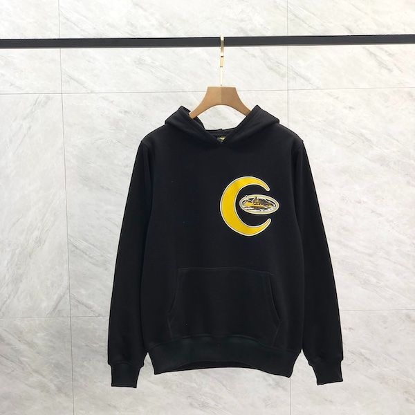 Corteiz Crescent Hoodie Black パーカー - メルカリ