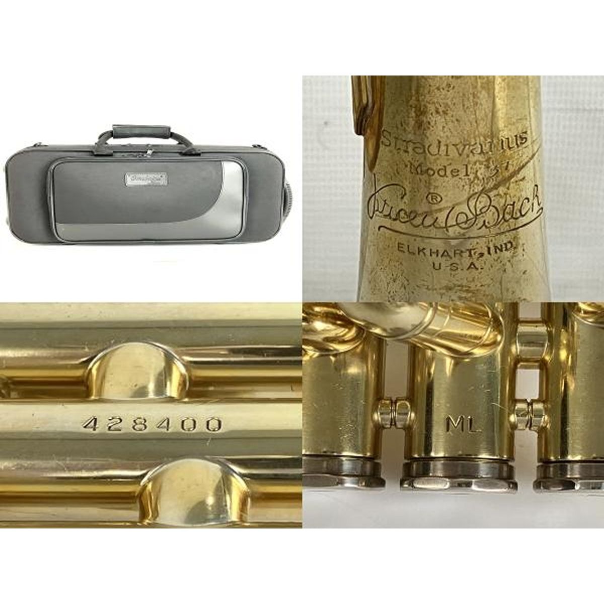 トランペット 、vincent.Bach.ヴィンセント モデル SP ML