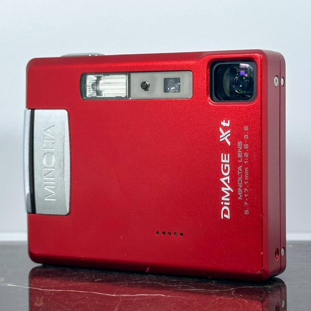 MINOLTA DiMAGE Xt レッド スマホ転送OK】MINOLTA DIMAGE Xt レッド