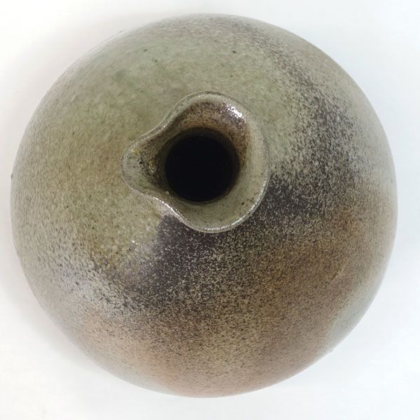 丹波立杭焼 上中稲右衛門 ◇【花器】丹波立杭焼/ 丹波自然釉 花入 花器