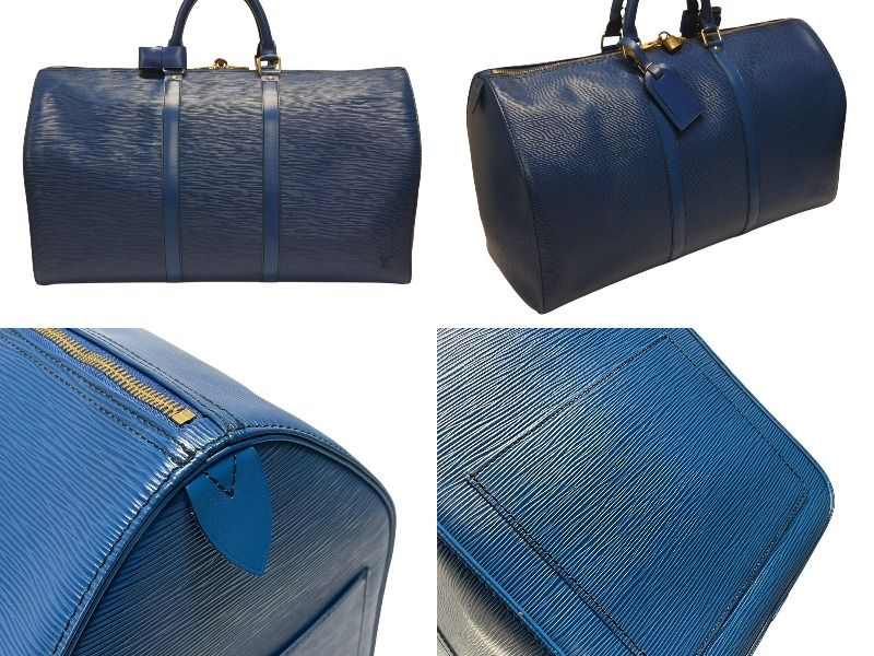 ［鑑定済］ルイヴィトン M42965 エピ バッグ キーポル50 ボストンバッグ LOUIS VUITTON ルイヴィトン ボストンバッグ キーポル50 M42965