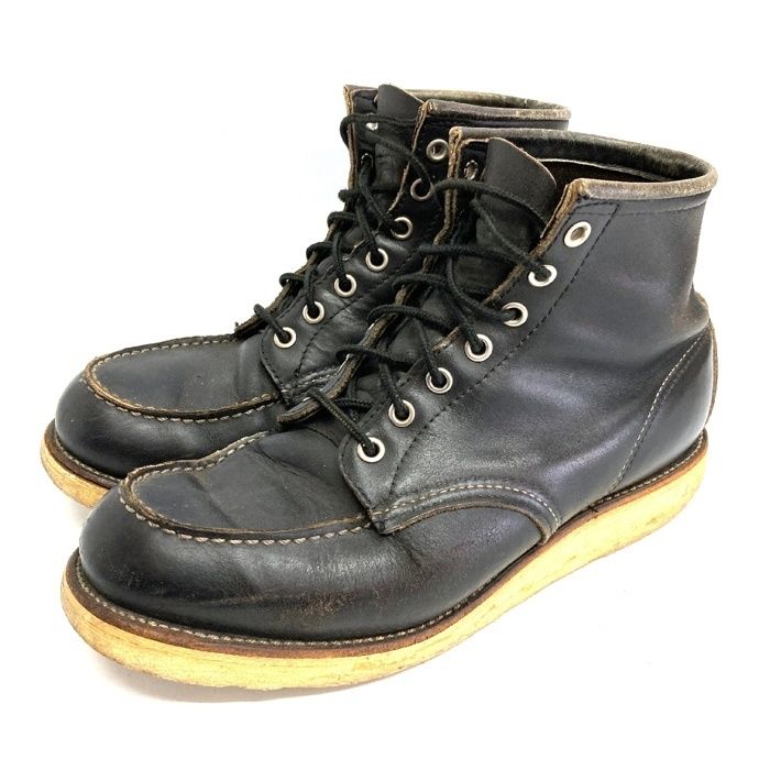 RED WING レッドウィング 8179 刺繍羽タグ ブラック sizeUS8