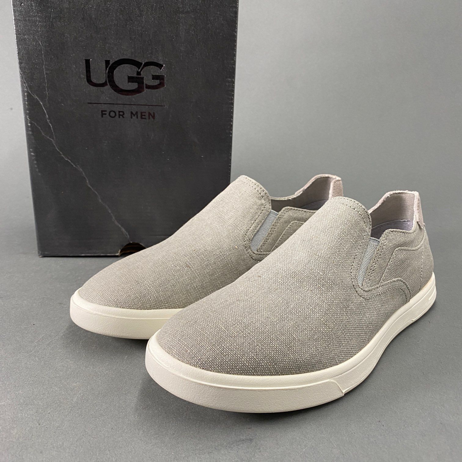 2L23 UGG アグ M TOBIN CANVAS スリッポン スニーカー 27cm グレー 