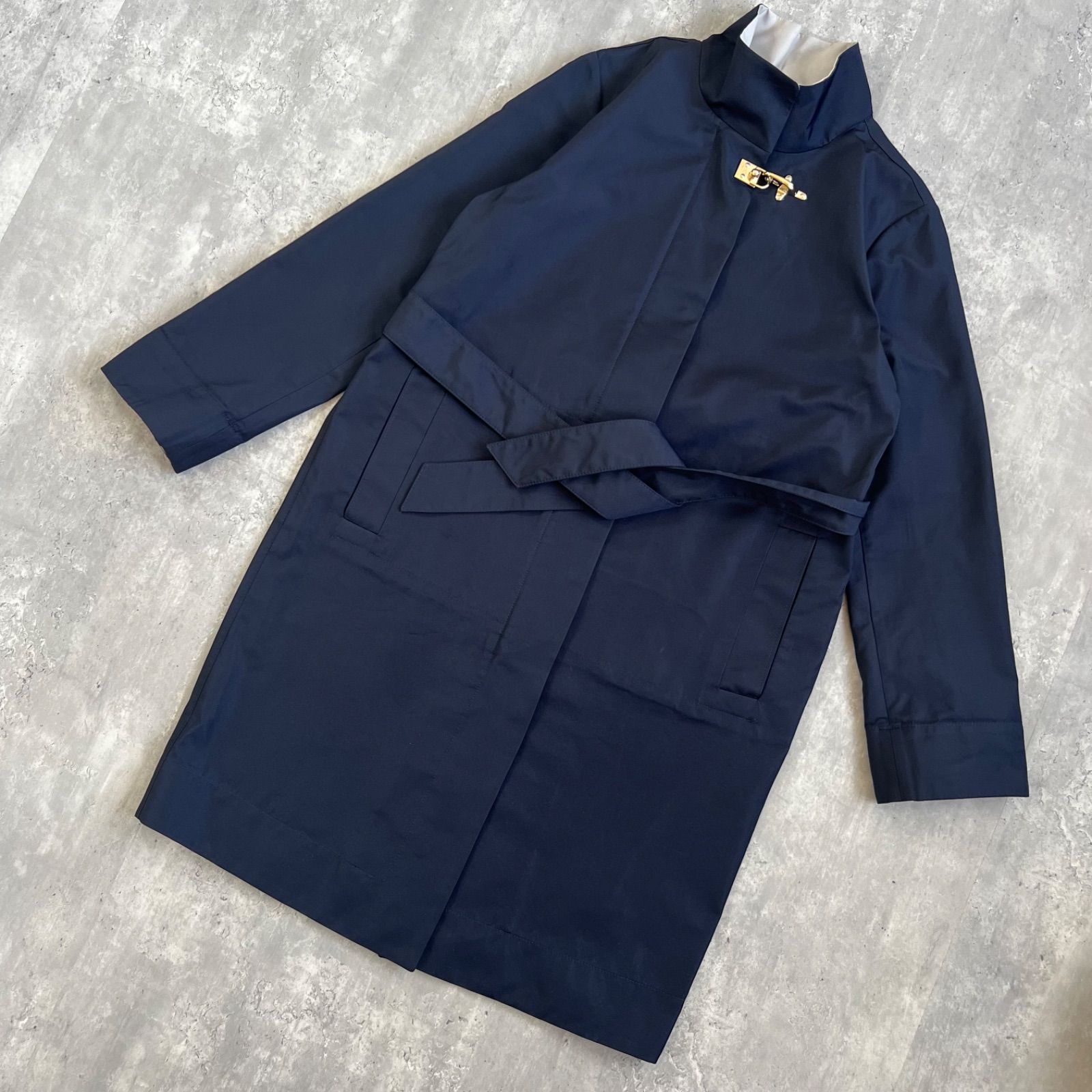 Fay フェイ イタリア製 ファイヤーマンコート ベルト付 ネイビー Sサイズ 高機能 NAW15323890 MFT 予備部品あり