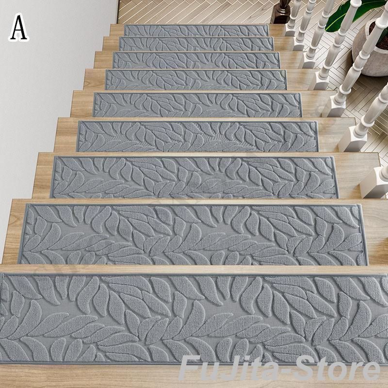 階段マット 防音 滑り止め 滑り止めマット 大判 大きい 幅広 シンプル 洗える 階段カーペット 子供や高齢者 ペット ズレない ワイド カフェ