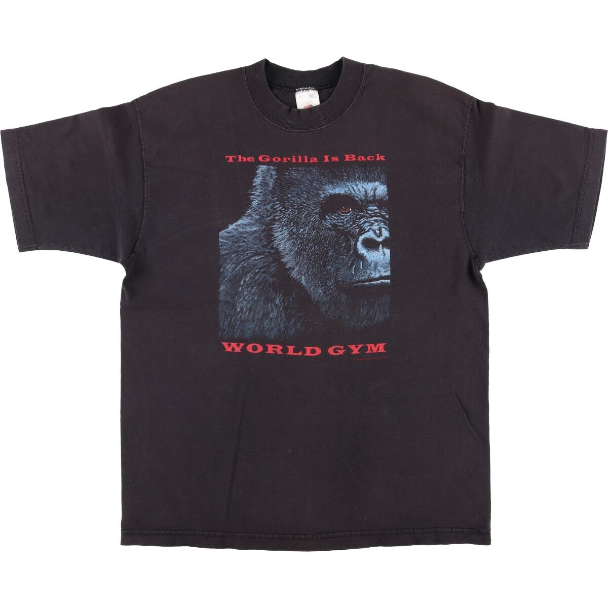 古着 90年代 フルーツオブザルーム FRUIT OF THE LOOM ゴリラ柄 アニマルTシャツ メンズL相当 ヴィンテージ|eaa541613