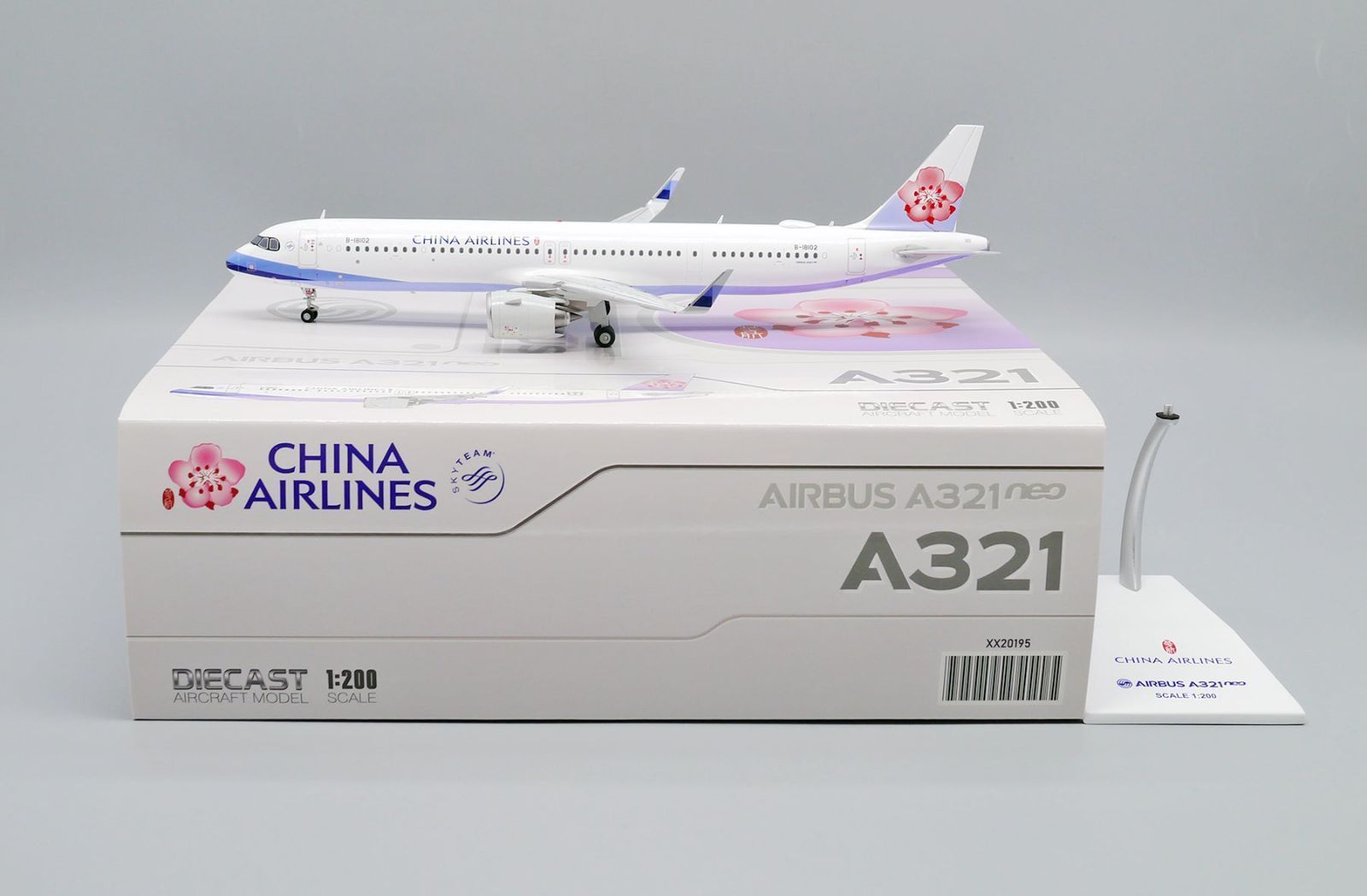 Jcwings チャイナエアライン A321neo B-18102 1|200