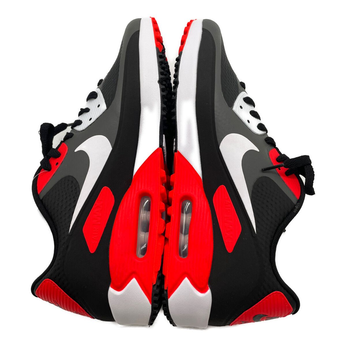 Nike Air Max 90 ブラック/レッド ゴルフシューズ NIKE ナイキ エアマックス ゴルフ スニーカー AIR MAX 90 GOLF