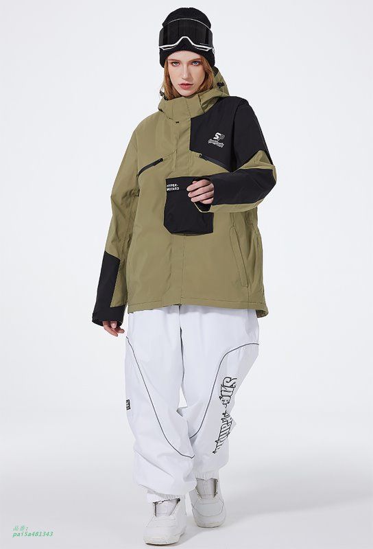 スキーウェア 上下セット メンズ レディース スノーボードウェア フード付き 防寒 スポーツウェア 雪遊び ジャケット パンツ スノーウェア スキー pai 5 a 481343