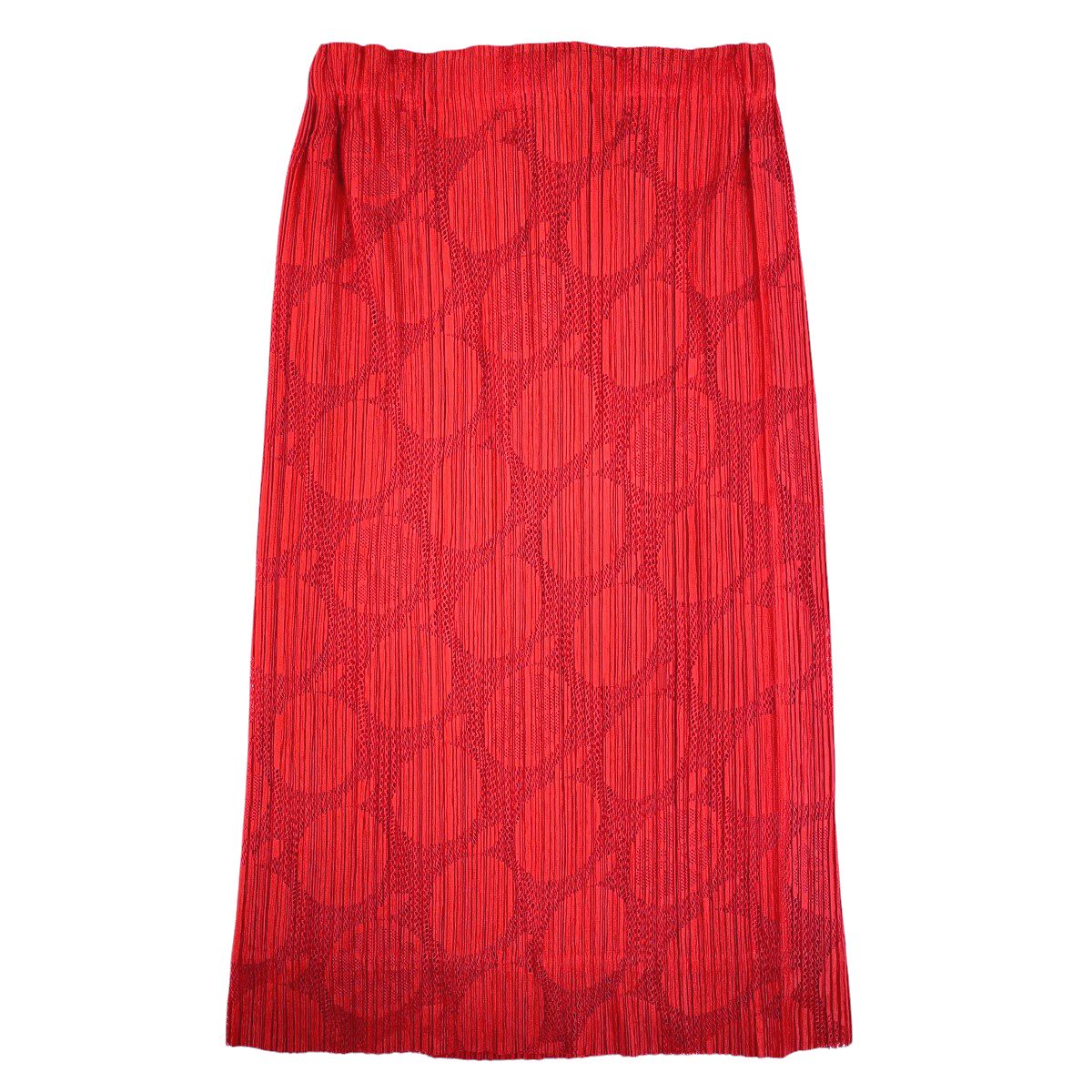 プリーツプリーズ PLEATS PLEASE フルーツ柄 プリーツスカート  