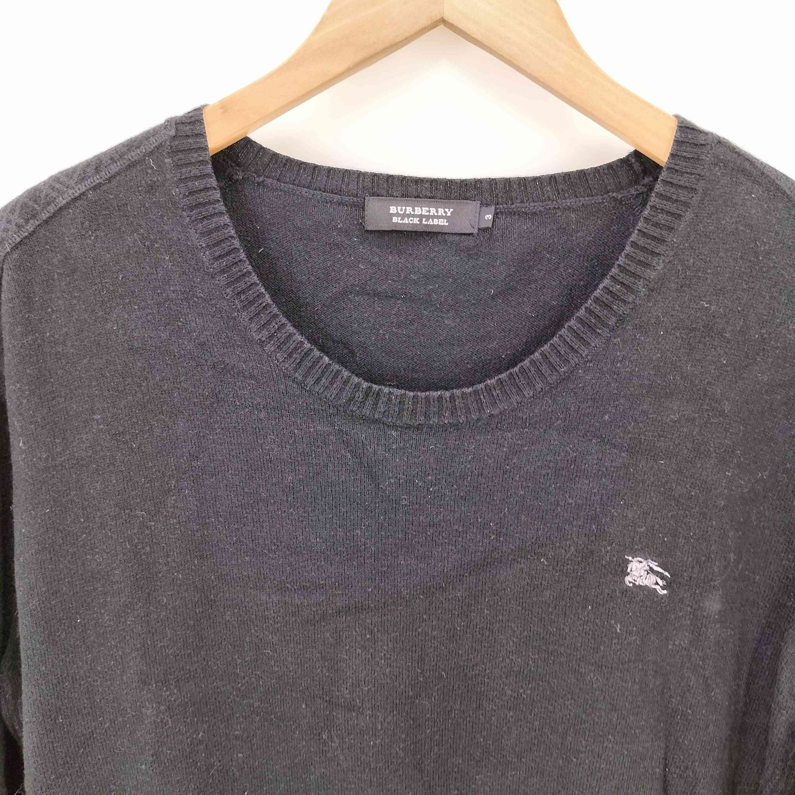 バーバリーブラックレーベル カシミア混 Ｗジップニットジャケット グレー バーバリーブラックレーベル カシミア混 Wジップニット