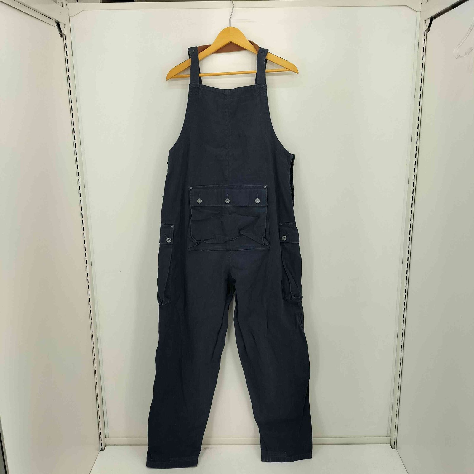 ナイジェルケーボン NIGEL CABOURN LYBRO NAVAL DUNGAREE HERRINGBONE OVERALL メンズ 46