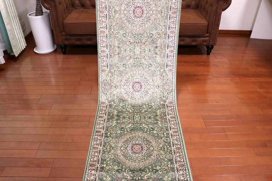 ランナー ペルシャ柄絨毯 67×240 新品未使用 ラグ カーペット