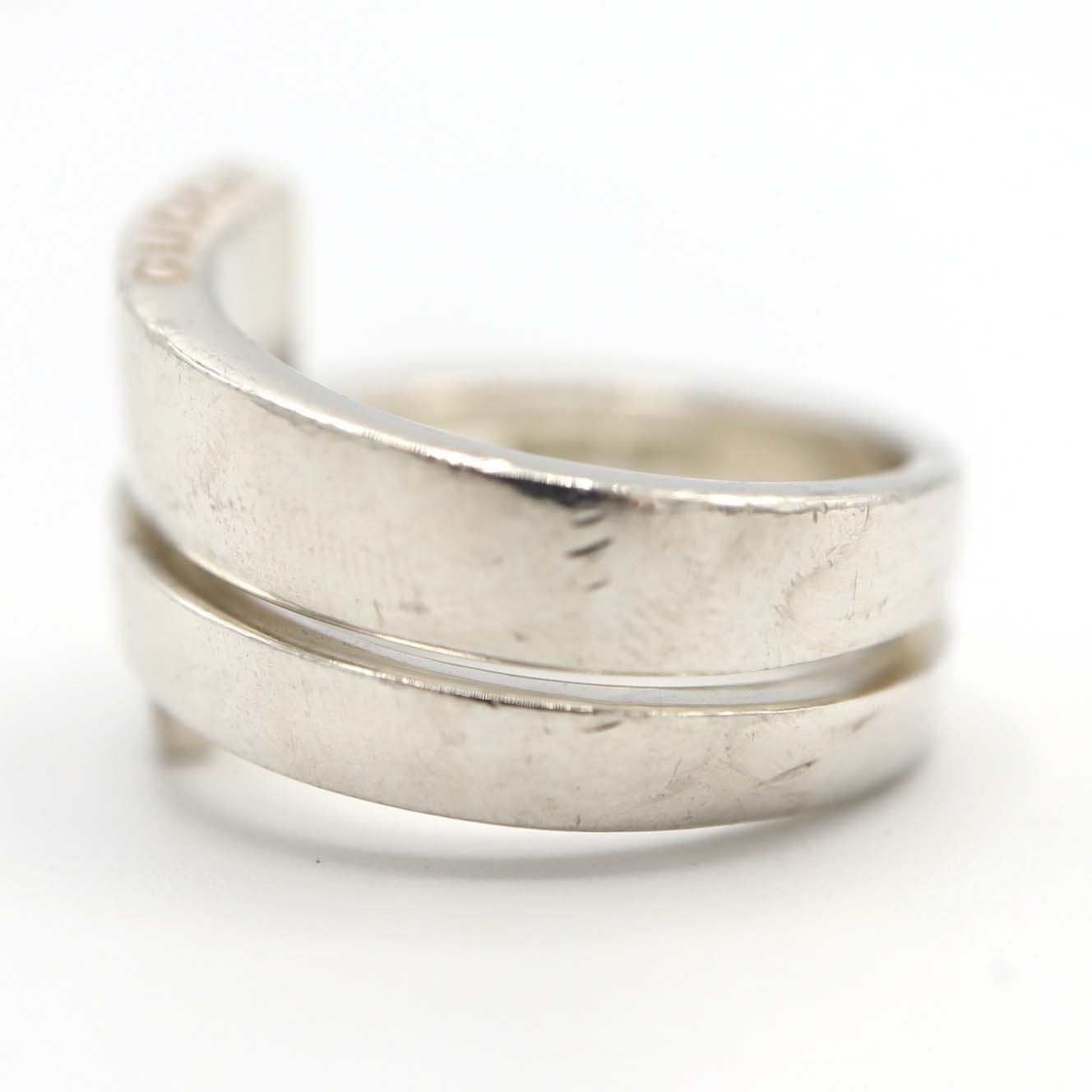 GUCCI グッチ リング Gロゴ スネーク 15号 シルバー925 約11.3g