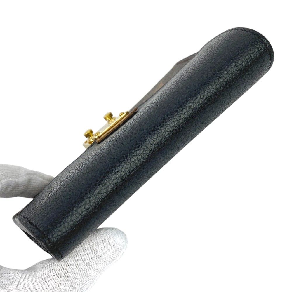 ■中古■　ルイヴィトン ポルトフォイユ パラス コンパクト 二つ折り財布 モノグラム ノワール M67479 【190766】 □中古□ ルイヴィトン ポルトフォイユ パラス コンパクト 二つ折り