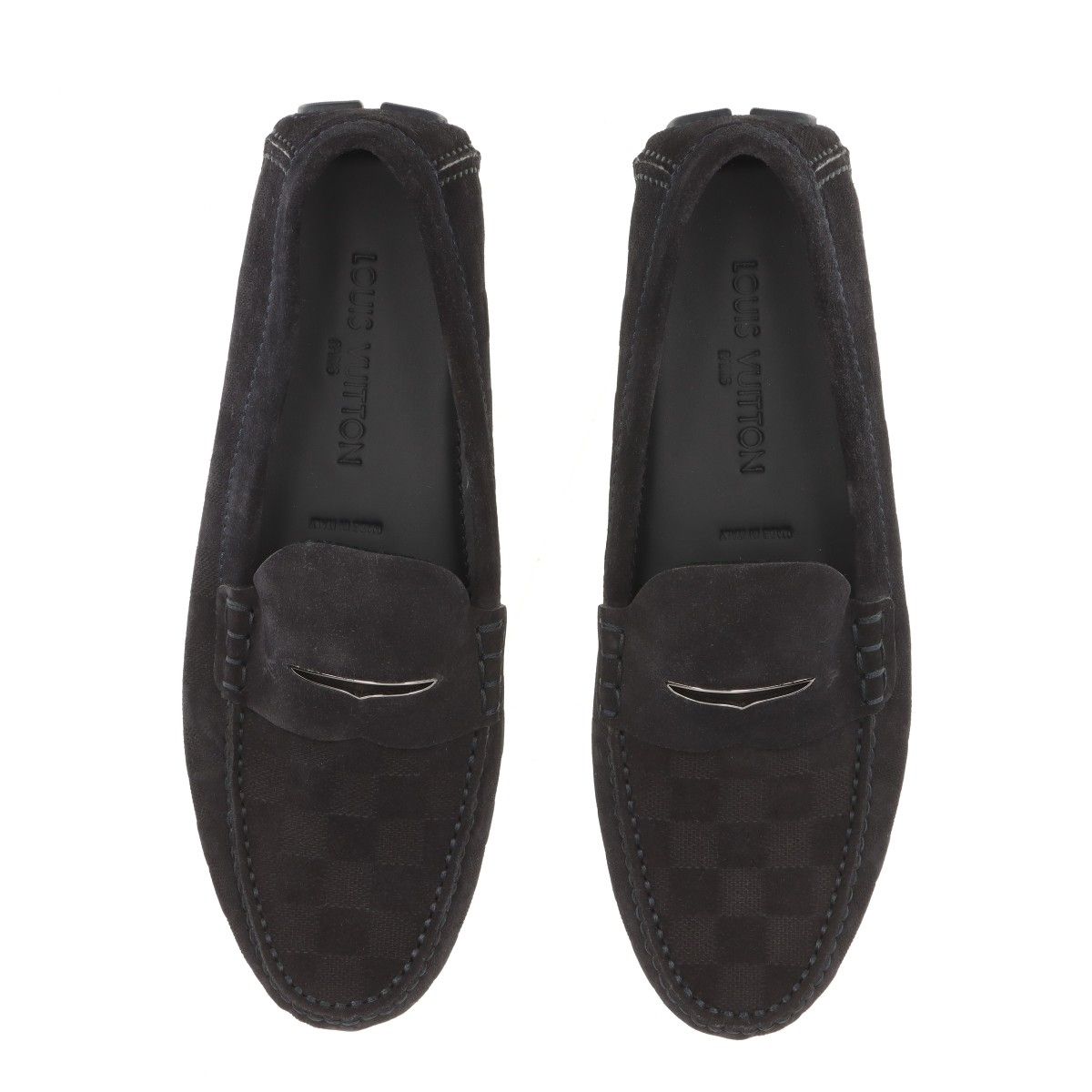 ルイヴィトン ダミエ ドライビングシューズ LOUIS VUITTON ルイ・ヴィトン ダミエグラフィット ホッケンハイム