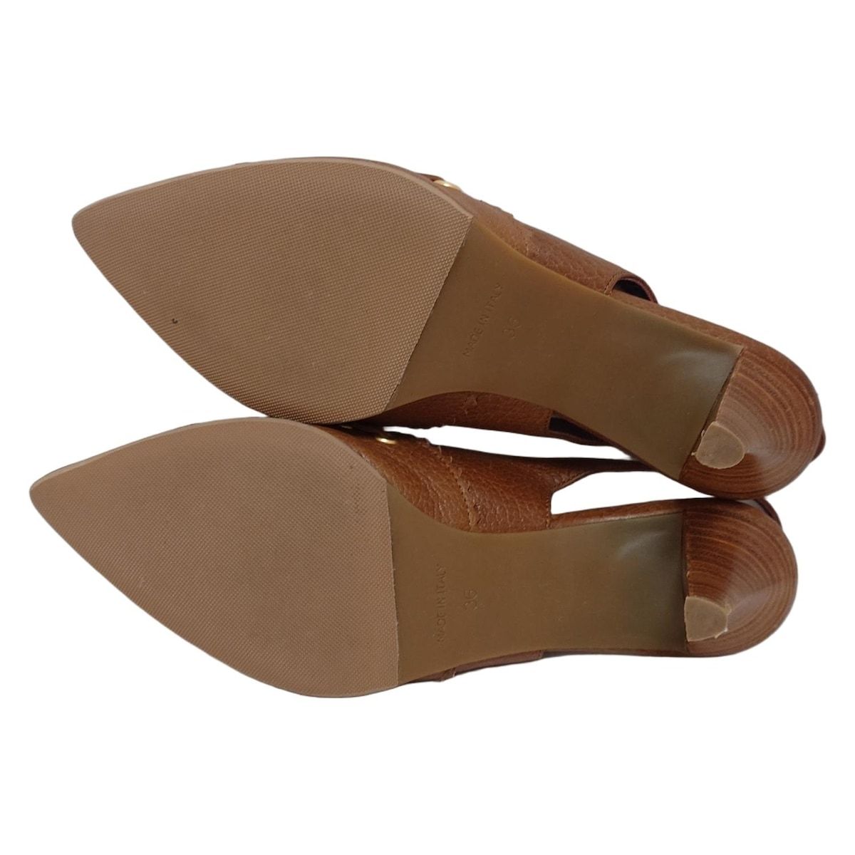 LOEWE ロエベ イーズ スエードレザー ヒールサンダル ブラウン 楽天