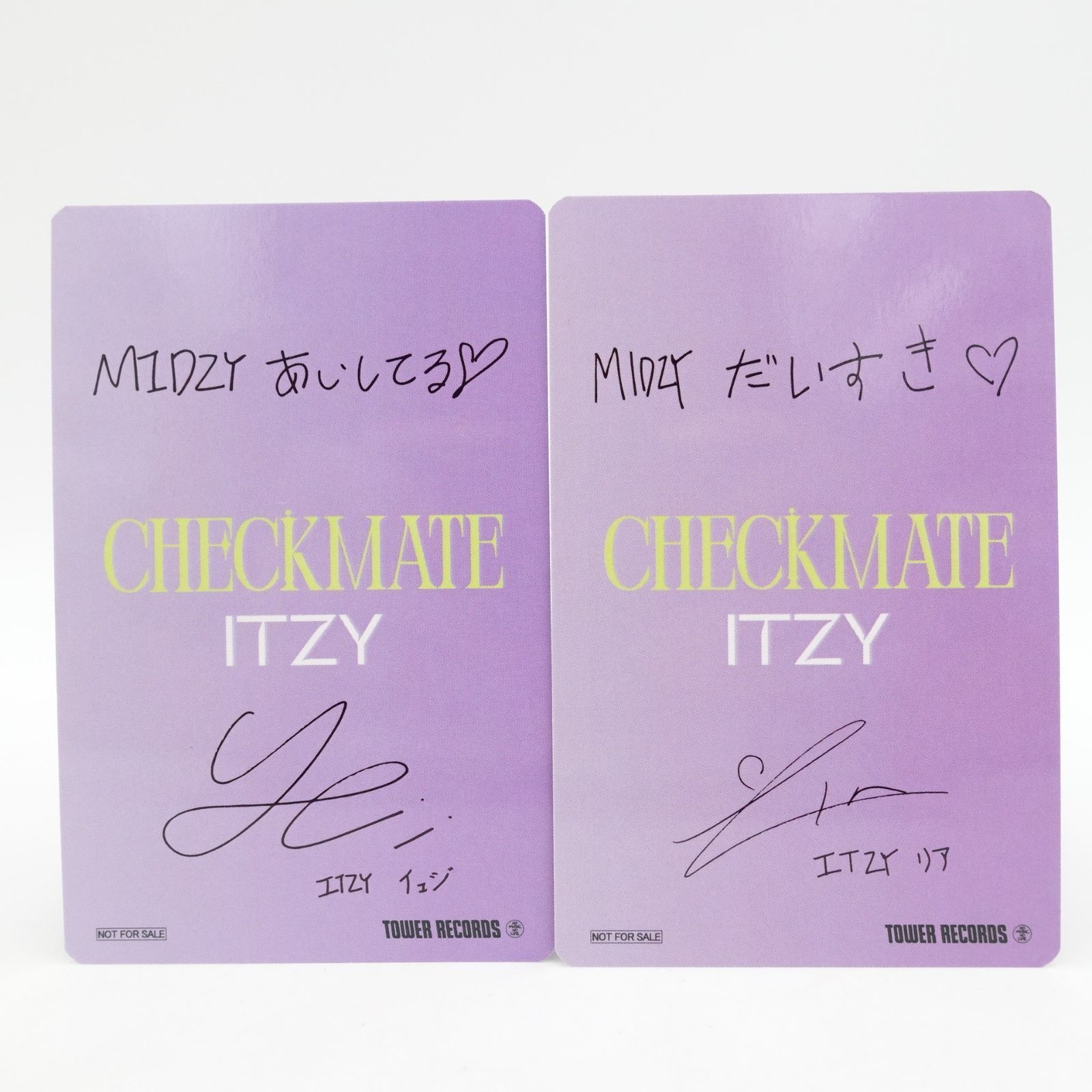 itzy checkmate タワレコ特典 トレカ フォト カード セット イッチ 