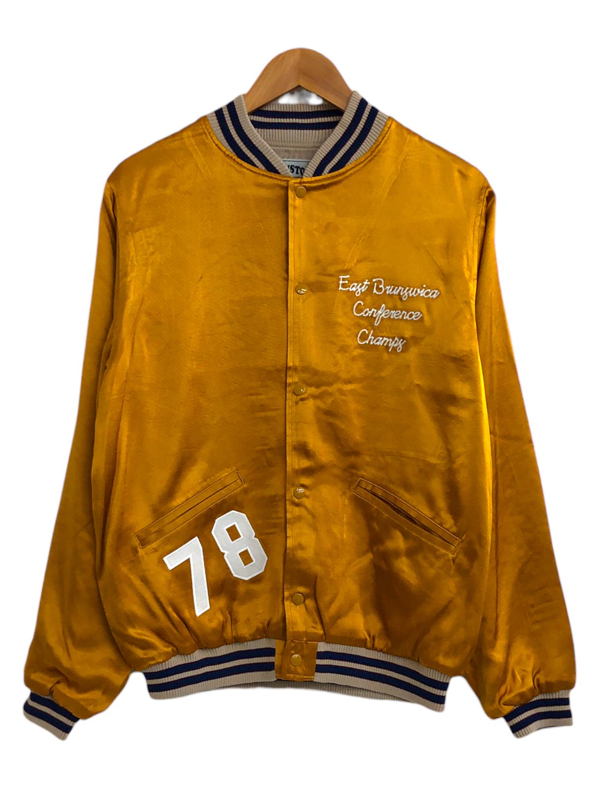 ヒューストン レーヨンアワードジャケット 51250 長袖 XL ゴールド62cm袖丈