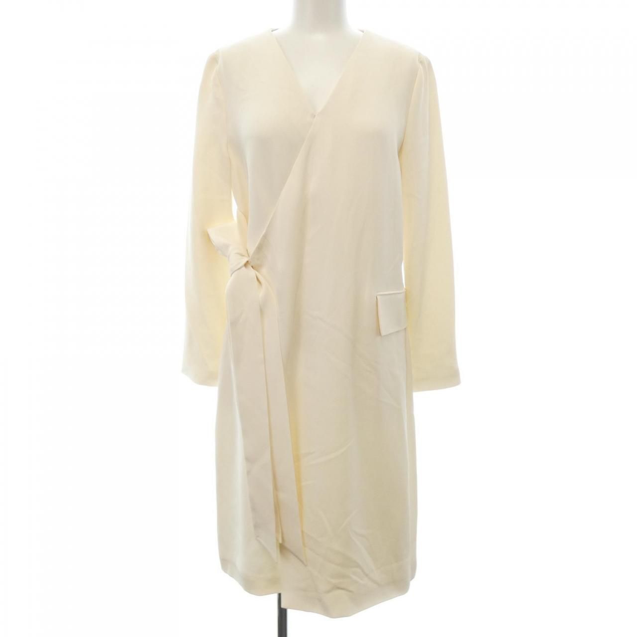 PARTOW コレクション ワンピース PARTOW フェイクラップ シルクドレス  