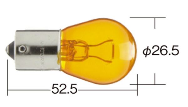 小糸製作所/KOITO ノーマル白熱バルブ 三菱 ミニキャブ バン アンバー PY21W 12V 21W ウインカーランプ用 入数：1セット(10個) 4570A