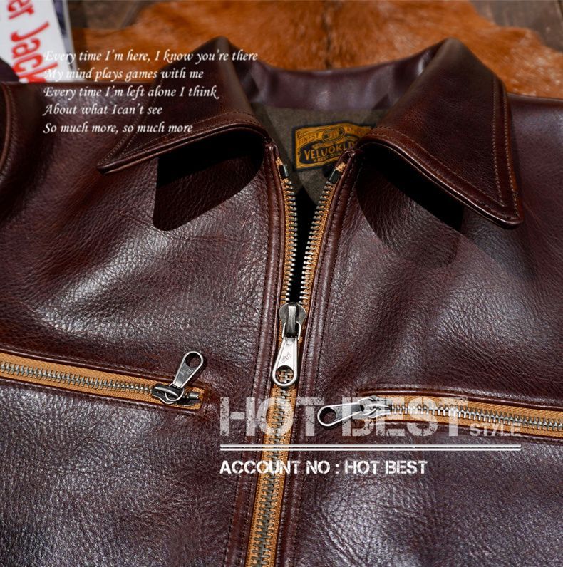 最高峰 2.0mmカウハイド 復刻40's ドイツ軍 ハルトマン フライト