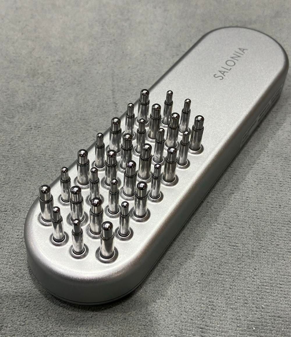 SALONIA 美顔器 DJ25C シルバー SALONIA 美顔器 DJ25C シルバー SALONIA EMSリフトブラシ シルバー