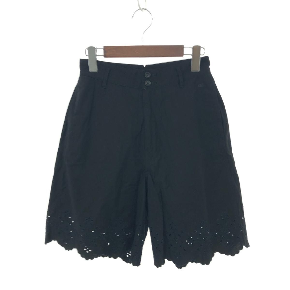 黒 レザー ワイドパンツ ポーカーズ あつむ 本革 レザー ショート パンツ