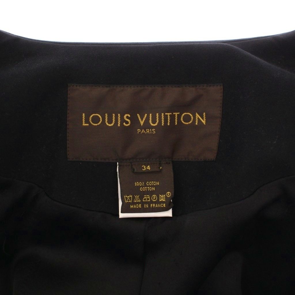 Louis Vuitton ウールコート 34 ベージュ・ブラック ルイ·ヴィトン】スタイリングを華やかに彩るウィメンズアウター
