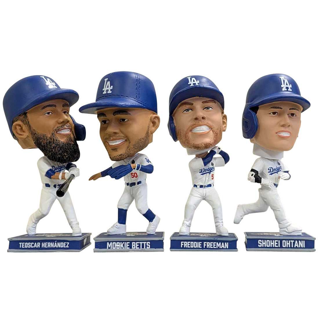 大谷翔平 ベッツ フリーマン ヘルナンデス ボブルヘッド4点セット 2025ワールドシリーズ優勝記念 FOCO MINI BOBBLE HEAD 並行輸入品正規 ロサンゼス ドジャース