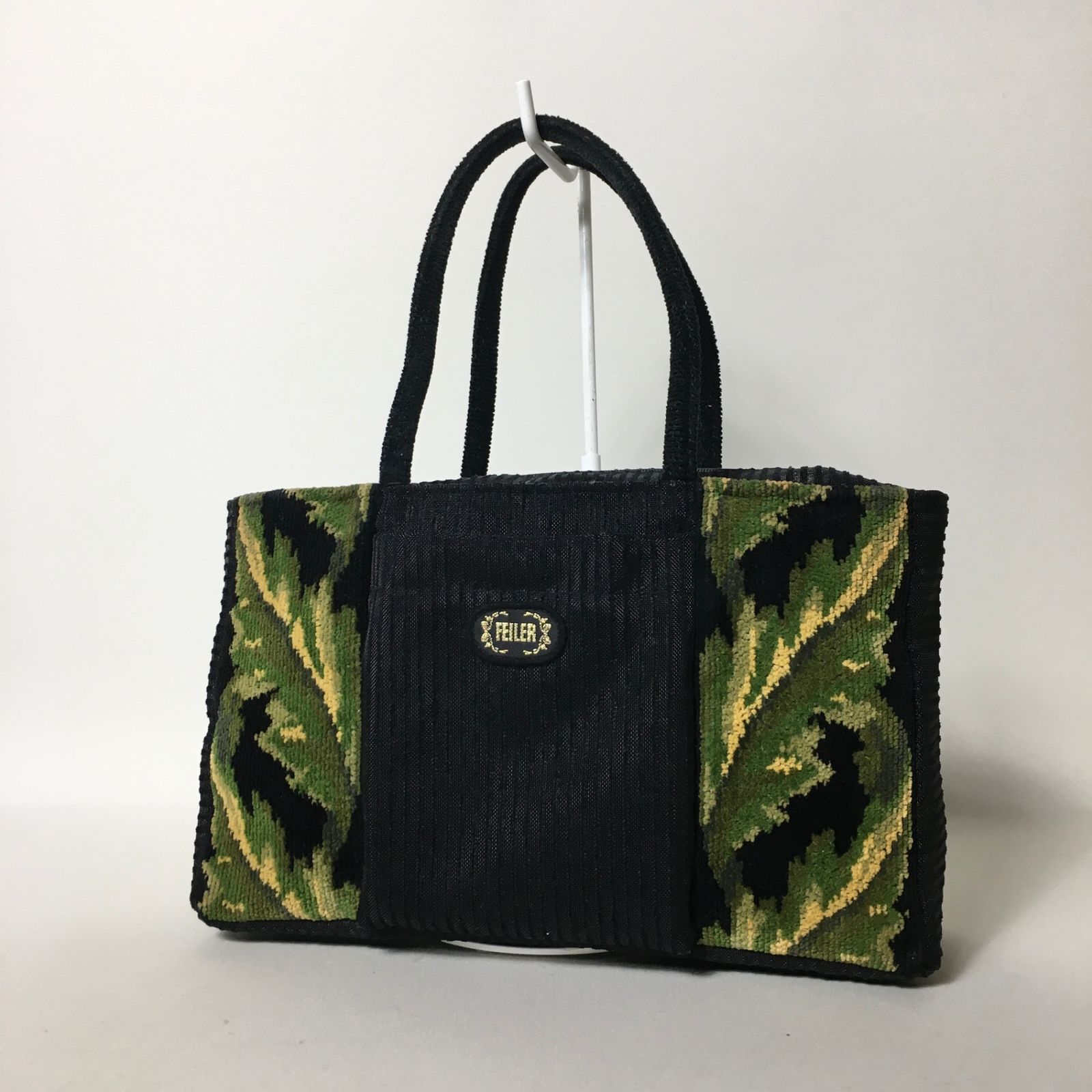 2508-49｜美品｜フェイラー ハンドバッグ シュニール織 ナイロン