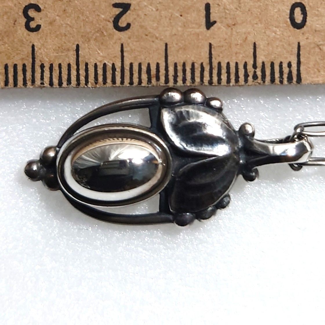ジョージジェンセン イヤーペンダント 2003 箱あり GEORG JENSEN