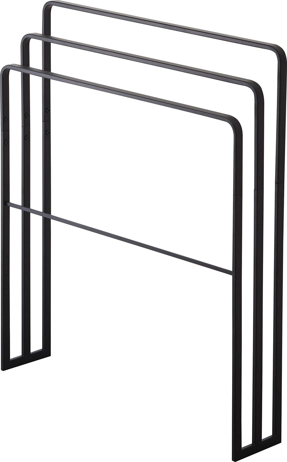 迅速発送】山崎実業(Yamazaki) 横から掛けられるバスタオルハンガー 3