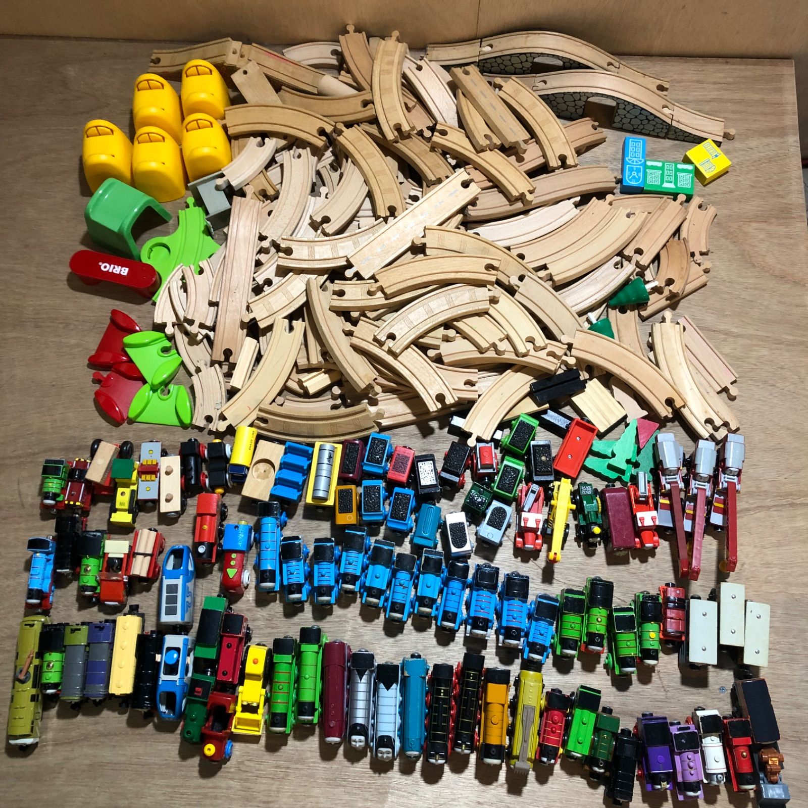 ☆木製玩具 木製レール BRIO トーマス 電車 大量 約12kg まとめ売り