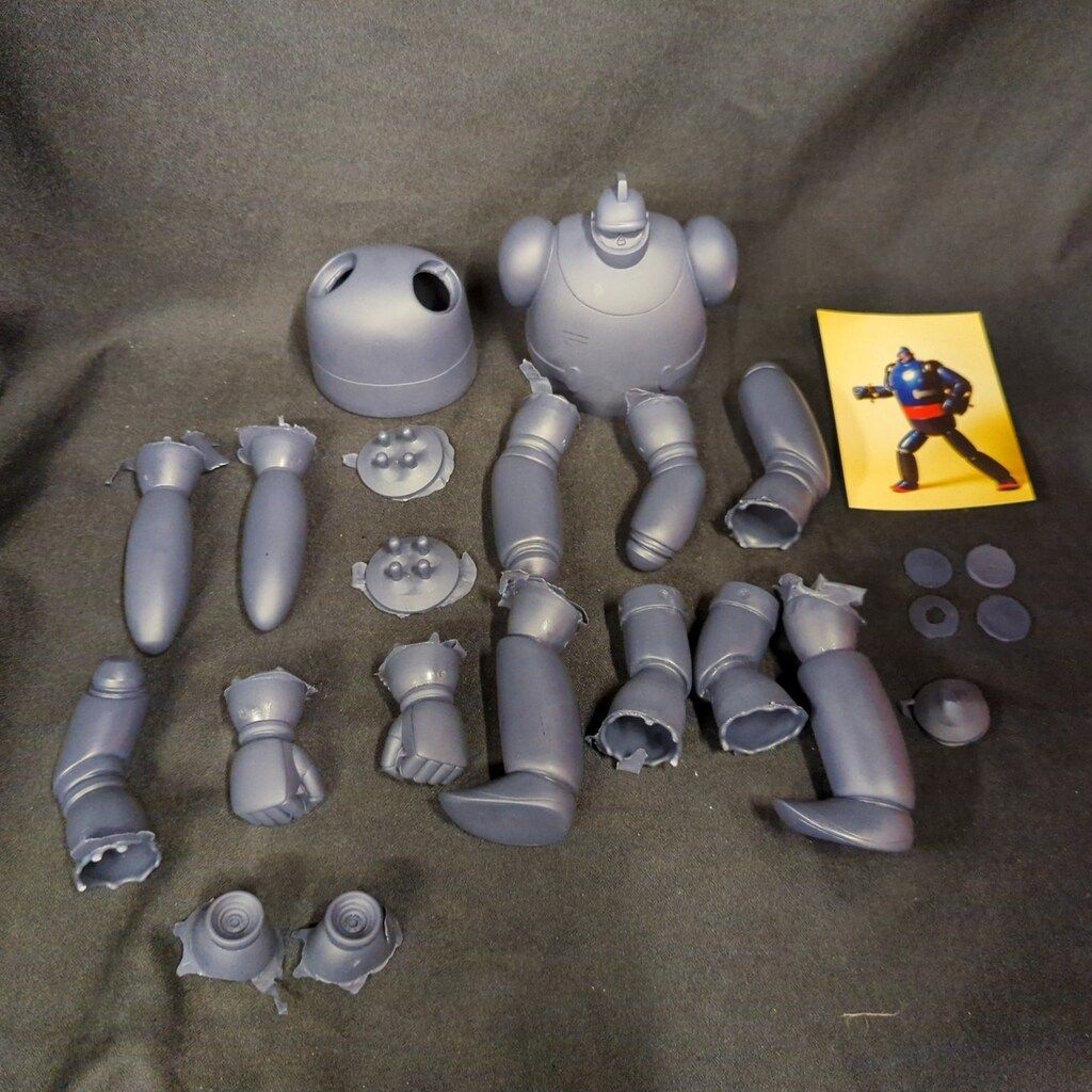 ボークス 立体復刻版 ソフビキット 鉄人28号 30cm 対ブラックオックス戦 未組立 ソフビ Yahoo!オークション -「鉄人28号キット」の落札相場・落札価格