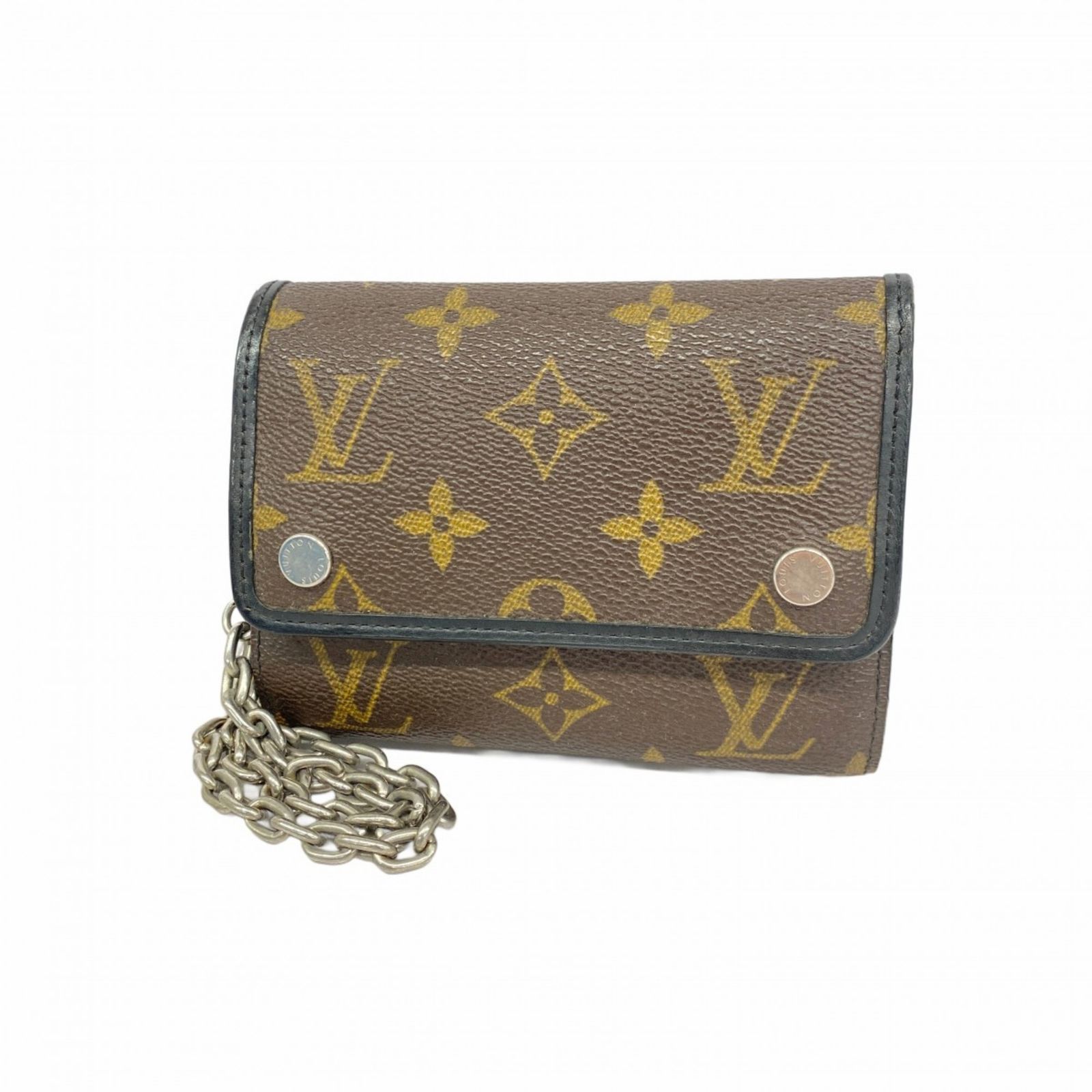 ルイ ヴィトン Louis Vuitton ルイ ヴィトン 三つ折り財布 モノグラムマカサー ポルトフォイユコンパクト M60167 ブラウン ノワールメンズ
