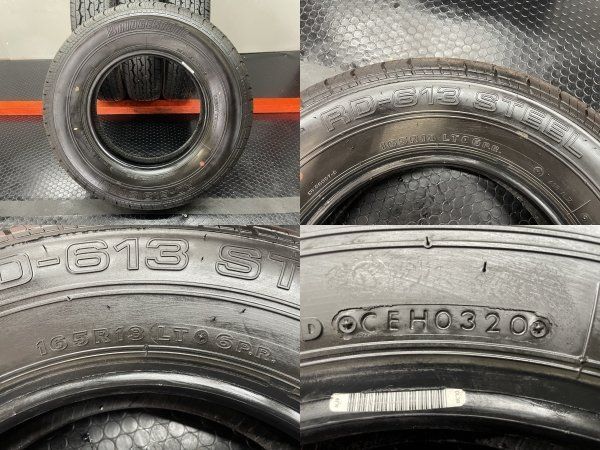 海外通販！ BS BRIDGESTONE RD-613 165R13LT 6PR 13インチ 夏タイヤ 4本 20年製 バリ溝 プロボックス サクシード等 STJ018