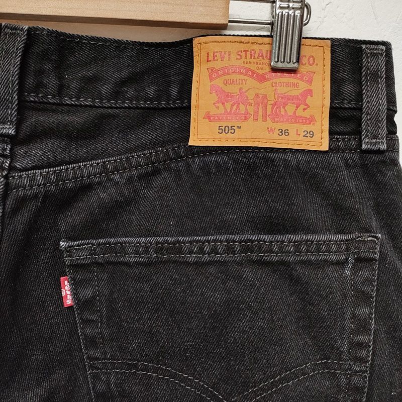 リーバイス 505 ブラック デニム パンツ Levi's サイズ：W36 L27