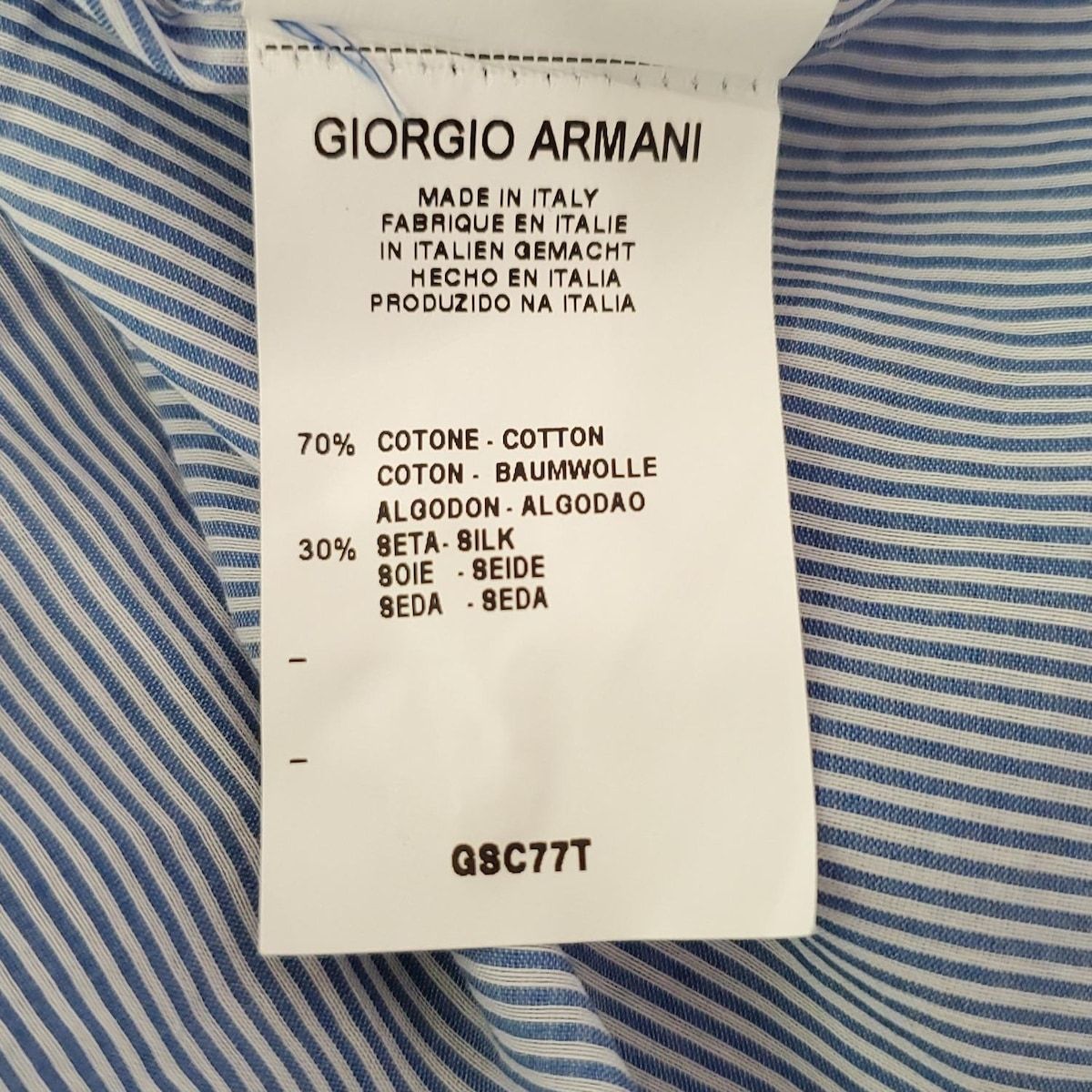 GIORGIOARMANI(ジョルジオアルマーニ) 長袖シャツ サイズ39